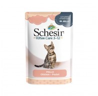 SCHESIR Chicken fillets in jelly - wet food for kittens - 85g