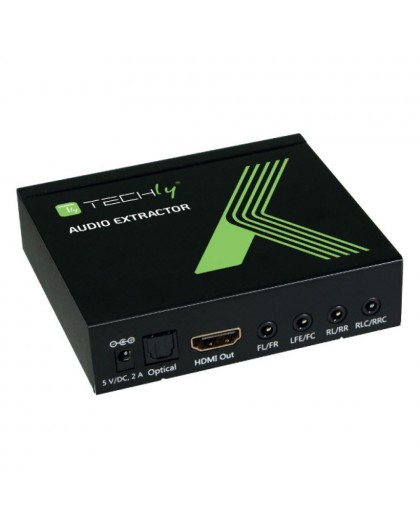 Techly Audio Extractor 7.1 LPCM HDMI 4K UHD 3D IDATA HDMI-EA74K