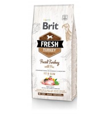 BRIT Fresh Turkey & Pea Fit & Slim - Сухой корм для собак с индейкой и горохом - 12 кг