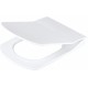 Slim soft-close toilet seat