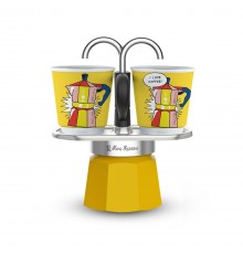 Coffee set Bialetti Mini Lichtenstein + 2 cups