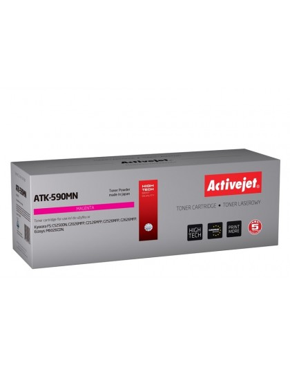 Activejet ATK-590MN Toner Cartridge (replacement for Kyocera TK-590M Supreme 5000 pages magenta)