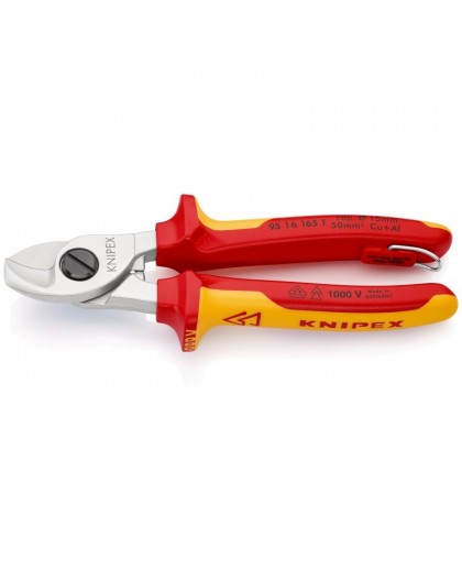 Knipex 95 16 165 T cable crimper Crimping tool Black, Yellow