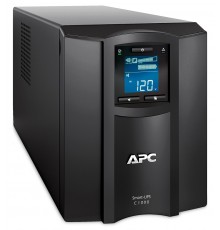 APC Smart-UPS C, Line Interactive, 1000VA, Tower, 230V, 8x IEC C13 outlets, SmartConnect port, USB and Serial communication, AVR