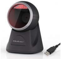 Qoltec Desktop Precision Reader 1D Barcode & QR Scanner | 2D