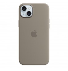 Apple iPhone 15 Plus Silicone Case with MagSafe - Clay