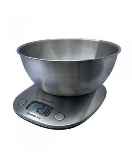 Esperanza LYCHEE Metallic Countertop Oval Electronic kitchen scale