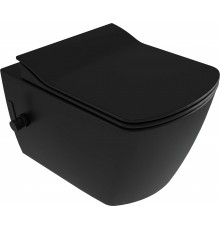 Toilet with bidet function - with mixer tap