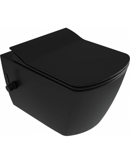 Toilet with bidet function - with mixer tap