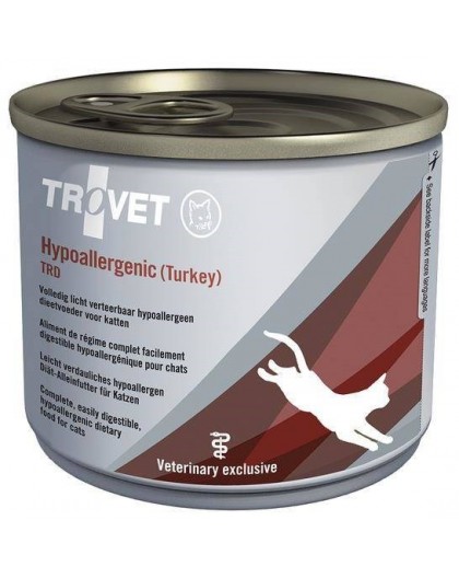 TROVET Hypoallergenic TRD with turkey - wet cat food - 200g