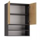 Topshop POLA MINI DK ANT/ART bathroom storage cabinet Graphite, Oak