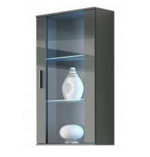 Cama hanging display cabinet SOHO grey/grey gloss