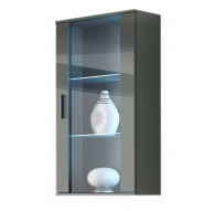 Cama hanging display cabinet SOHO grey/grey gloss