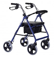 Four-wheel rehabilitation stand