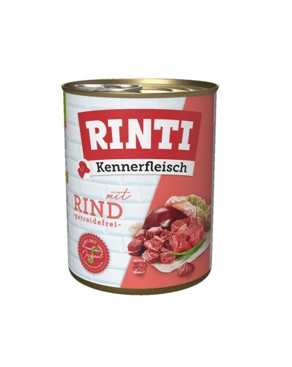 RINTI Kennerfleisch Beef - wet dog food - 800g