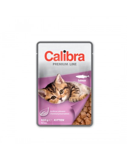 CALIBRA Cat Premium Kitten Salmon - wet cat food - 100g