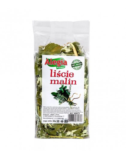 ALEGIA Raspberry leaves - treat for rodents and rabbits - 40g