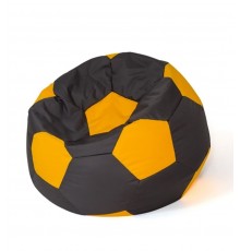 Sako bag pouffe Ball black-yellow XL 120 cm