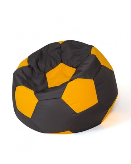 Sako bag pouffe Ball black-yellow XL 120 cm