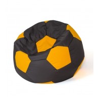 Sako bag pouffe Ball black-yellow XL 120 cm