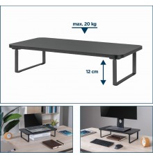 Gembird MS-TABLE-03 monitor mount / stand Desk Black