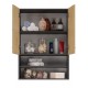 Topshop POLA MINI DK ANT/ART bathroom storage cabinet Graphite, Oak