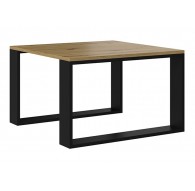 MODERN MINI table 67x67x40 cm Artisan Oak/Black