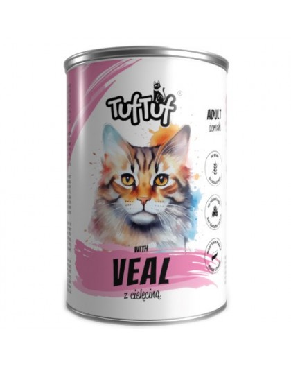 TUF TUF Veal Meal - wet cat food - 400g