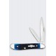 Knife Rogers Case Peanut SS Blue Bone