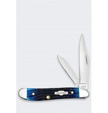 Knife Rogers Case Peanut SS Blue Bone