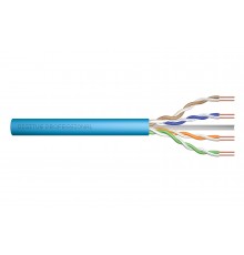 DIGITUS Cat.6A, U/UTP, B2ca, AWG 23/1, LSOH, 100m, blue installation cable