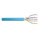 DIGITUS Cat.6A, U/UTP, B2ca, AWG 23/1, LSOH, 100m, blue installation cable