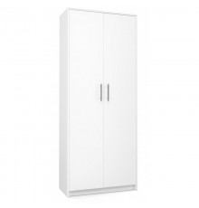 Filing cabinet OLIV 2D 74x35x180 cm, white