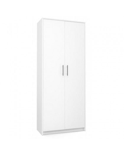 Filing cabinet OLIV 2D 74x35x180 cm, white