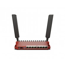 Mikrotik L009UiGS-2HaxD-IN wireless router Gigabit Ethernet Single-band (2.4 GHz) Red