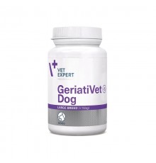 VET EXPERT GeriatiVet для больших пород собак - поддерживающая добавка для пожилых собак - 45 капсул.