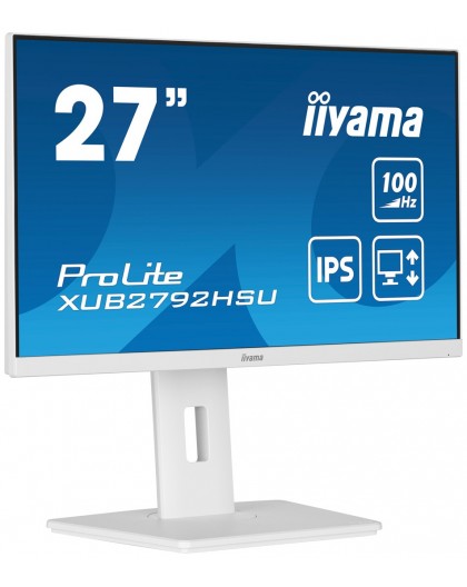 iiyama ProLite 27” IPS technology panel with height adjustable stand and 100Hz refresh rate