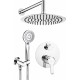 Concealed shower set