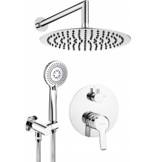 Concealed shower set
