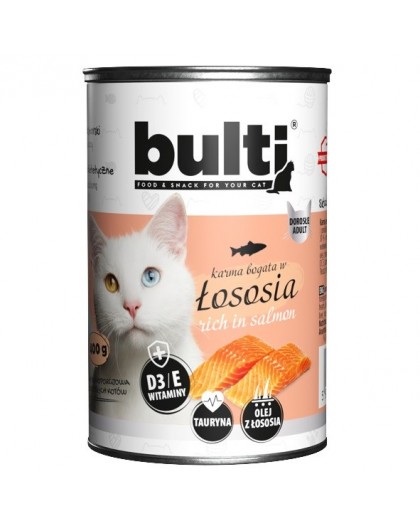 BULTI Rich in salmon - wet cat food - 400g