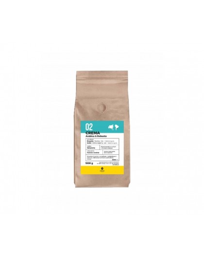 8Grams Crema roasted coffee beans, 1 kg