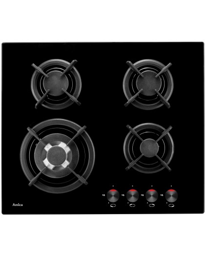 Amica PG6411SR hob Black Built-in Gas 4 zone(s)