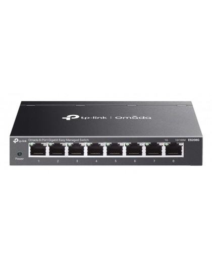 TP-Link Omada ES208G network switch Managed L2 Gigabit Ethernet (10/100/1000) Black