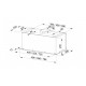 Cabinet-mounted ventilation hood MAAN Fiugi 2 60 310 m3/h, Satin