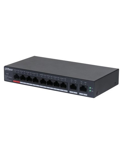 Dahua Technology DH-CS4010-8GT-110 network switch Managed L2 Gigabit Ethernet (10/100/1000) Power over Ethernet (PoE) Black