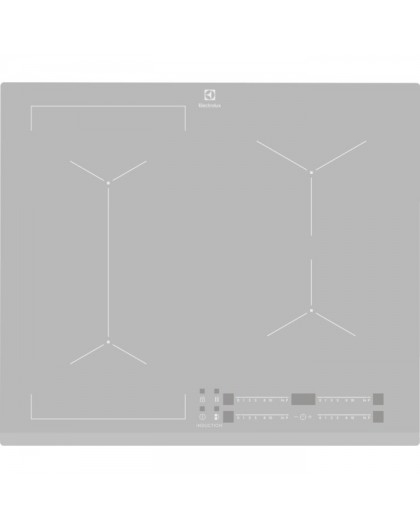 Electrolux EIV63440BS Silver Built-in Zone induction hob 4 zone(s)