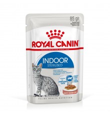 ROYAL CANIN Indoor Sterilized - Wet food for adult cats - Chunks in sauce 12x85 g