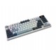 MSI FORGE GK600 TKL WIRELESS SKY keyboard Gaming USB + Bluetooth QWERTY UK English Blue, White