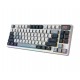 MSI FORGE GK600 TKL WIRELESS SKY keyboard Gaming USB + Bluetooth QWERTY UK English Blue, White