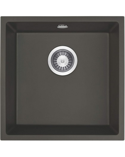 Suspended 1-bowl granite sink